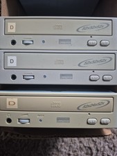 Vintage BTC IDE Internal CD-RW Drives Bundle Lot - BCE 5232IM & BCE 5224IM Beige picture