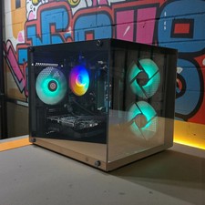 RGB Gaming PC Desktop inter 8th Gen Compute 32GB RAM 1TB SSD GTX 1070 Win11 Wifi picture