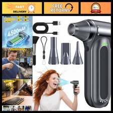 High-Power Cordless Air Duster 170,000 RPM, 4-Speed Electric Blower for Electron picture