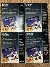 Lot/4 Epson S041468 Premium Matte Presentation Paper, 45 lbs 11 x 14, 200 Sheets picture