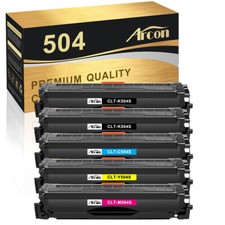 5 Pack CLT-K504S 504 Toner Cartridge Set for Samsung Sl-C1860FW Sl-C1810W C1810 picture