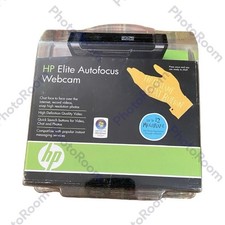 HP Elite Autofocus Webcam, 12MP, Quick Launch Buttons, Black picture
