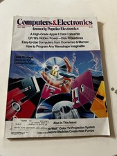 Computers & Electronics July 1983 Magazine Apple II Vintage Data Storage CP/M picture