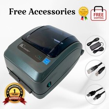 Zebra GX430T Thermal Transfer Label Printer 300 dpi Peel USB LAN 1 YR WARRANTY picture