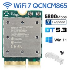 WiFi 7 QCNCM865 Wireless Card 2.4G/5G/6Ghz M.2 WiFi Module Adapter Bluetooth 5.3 picture