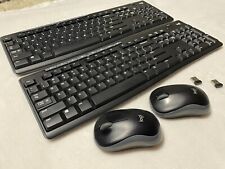 2 Sets of Logitech MK2270 Wireless Keyboard and Mouse Combo - Black picture