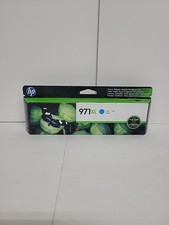 Genuine HP 971XL Cyan High Yield Ink Cartridge CN626AM New Sealed EXP 2016/2017 picture