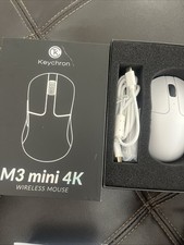 KEYCHRON M3 MINI 4K WIRELESS BLUETOOTH 5.1/2.4 GHZ/WIRED OPTICAL MOUSE, -  WHITE picture