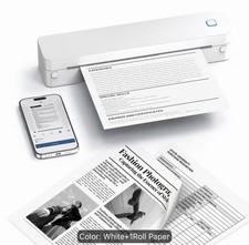 No need to ink-D830 Portable Wireless Printer -white color-brand new picture
