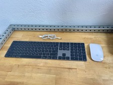 BLACK Apple Magic Keyboard 2 & Magic Mouse 2 Space Gray A1843 A1657 COMBO picture