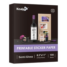 Lot Koala Sticker Paper for Printers - Glossy / Matte / Semi-Gloss/ Gold/ Pearl picture