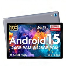 2026 10.1 inch Android 15 Tablet 24GB RAM 128GB ROM Dual Camera IPS HD LCD Touch picture