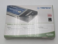 TRENDnet 54Mbps Wireless G PC Card TEW-421PC Brand New picture