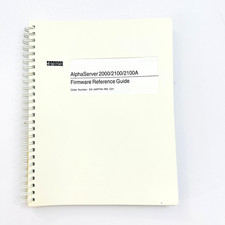 Digital AlphaServer 2000/2100/2100A Firmware Reference Guide 3rd Print 1995 DEC picture