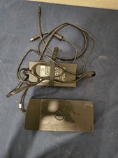 OEM DELL K20A Laptop Docking Station w/ 130W OEM Power Adapter - TESTED picture