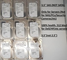 LOT OF 20 Seagate 1TB 7.2K SAS 3.5