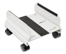 IO CREST  Computer Tower PC Floor Stand Rolling Caster Wheels and Adjustable  picture