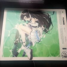 SkyPAD 3.0 XL Water Yume Gaming Glass Mouse Pad Limited Edition Used Japan picture