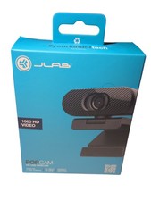 JLab Go Pop USB HD Webcam, Black, 1080p/30 FPS, 2.1 Megapixels, Privacy Shutter picture