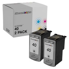 2PK PG40 PG-40 for Canon 0615B002 BLACK Print Cartridge Pixma iP2600 MP160 MX310 picture