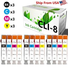 12PK PGI-5 CLI-8 Ink Cartridge for PIXMA iP4300 PIXMA MP800R Printer picture