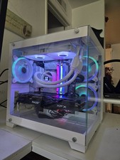 High-Performance Gaming Desktop 6700XT Computer Custom White PC picture