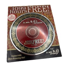 AOL 9.0 Optimized All New 1099 Hours Free For 50 Days Sealed For Show Untested picture