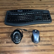 Microsoft Wireless Keyboard 3000 Mouse Optical 2.0 USB Receiver 3.1 Set - *READ* picture