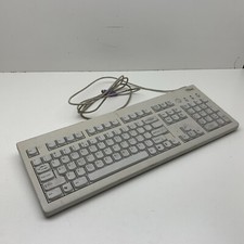 Genuine Fujitsu Siemens S26381-K240-V110 Wired PS2 PS/2 Keyboard KBPC P2 picture