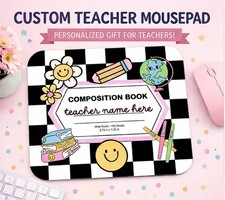 Custom Teacher Mousepad Personalized Gift Teacher Appreciation Desk Mat picture