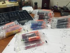 16 Ink Cartridges Compatible for Canon Printers -Black,Yellow, Blue,Fuscia🌈🌈 picture