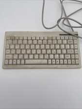 FC Mini Wired Keyboard ACK-595 Mini PS/2 Beige Keyboard KPH9A40 picture