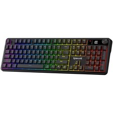 RGB Wireless Gaming Keyboard, 104 Keys Mechanical-Feel, LED Display, Backlit Con picture