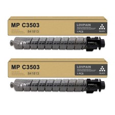 LOVPAIN MP C3503 C3003 Black Toner Cartridge (2-Pack) High Yield C3503 picture