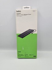 Belkin Connect USB-C 11-in-1 Multiport Dock INC022 - 4K HDMI 100W PD Open Box picture