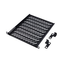 0.5U Rack Shelf for 10 inch Server Rack, 10.23inch Depth, Vented Rack Mount C... picture