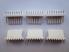 200 pcs Pitch 2.54mm 2510 8 Pin Male Plug Connector White Color New picture
