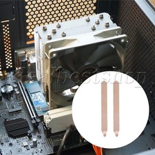 2PCS Copper Flat Heat Pipe for Computer Cooling Accessories 3.93x0.35