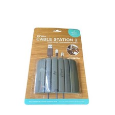 UT Wire Cable Station-2 Mountable Cable Organizer Cable Holder Gray picture