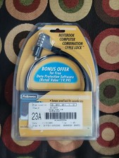 BNFS Fellowes Notebook Computer Combination Cable Lock #99432 picture