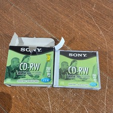 SONY CD-RW Recordable Disks Pack Of 3 picture