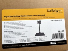 Adjustable Monitor Stand With Cable Hook Made By Startech. picture