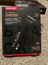 SanDisk WD_BLACK SN850X 4TB M.2 2280 NVMe PCIe Gen4 Internal SSD Heatsink picture