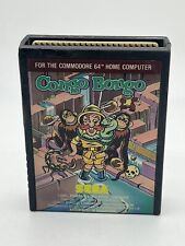 Commodore 64 CONGO BONGO Cartridge by Sega Vintage picture