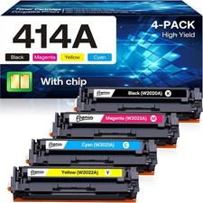 Kogain 414A Toner Cartridges (with Chip) (BCMY, 4 Pack) picture