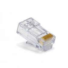 100-Pack EZ-RJ45 Connectors for Cat 6 100010B | Platinum Tools 100010 B picture