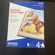 Epson Premium Glossy Inkjet Photo Paper 8.5x11 Total of Sheets 31 Epson SO41667  picture