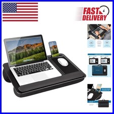Lightweight Home Office Lap Desk with Cushioned Wrist Rest - Ideal for Travel picture