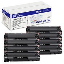 8 Pack CRG137 Toner Cartridge for Canon 137 ImageClass MF227dw MF232w MF242dw picture