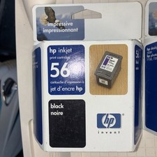 x4 GENUINE HP 56 BLACK INK PRINTER CARTRIDGES OEM NEW EXPIRES  Nov./2007 picture